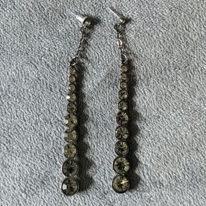 Rhinestone earrings